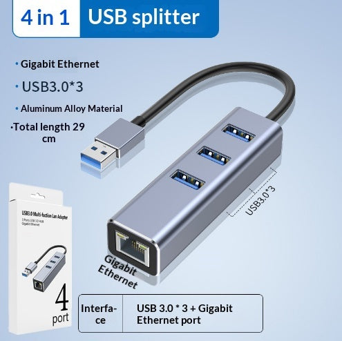 USB Gigabit Network Adapter With USB 30 To RJ45 For Laptops
