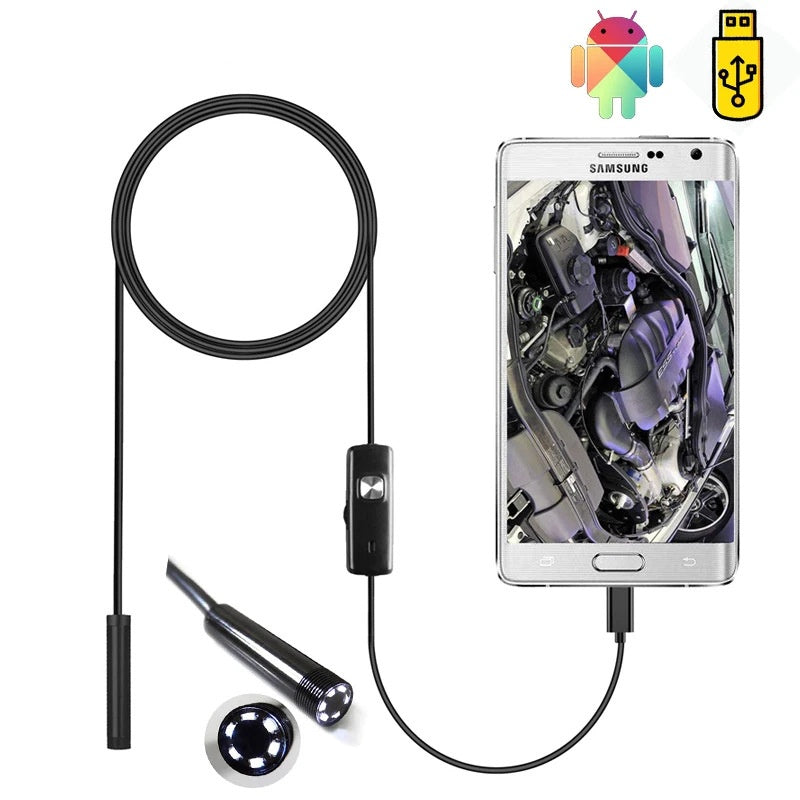 IP67 Waterproof 7mm Endoscope For PCs And Smartphones