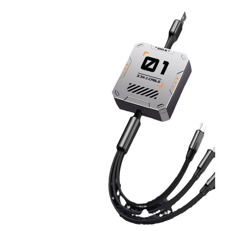 Three-in-one Extension Cable For Smartphones