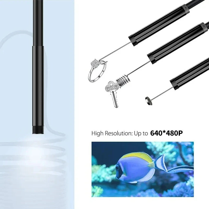 IP67 Waterproof 7mm Endoscope For PCs And Smartphones