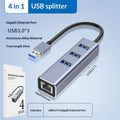 USB Gigabit Network Adapter With USB 30 To RJ45 For Laptops